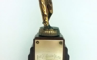 Johnston, ASGCA, donates 70-year-old Palmer Trophy to Wake Forest Museum